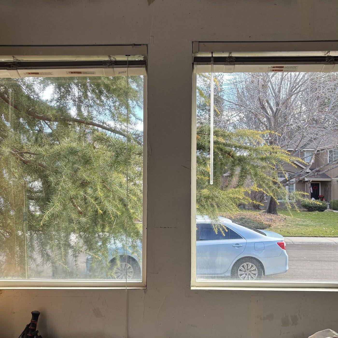 After window cleaning at the same home in the Highlands.